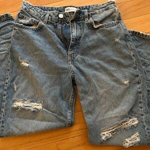 Zara mom jeans